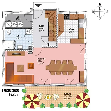 Ferienhaus Reethaus Freddy In Glowe